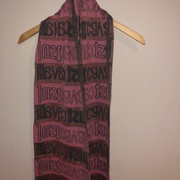 Roberto Cavalli Wool Intarsia-Knit Scarf - Picture 8 of 11